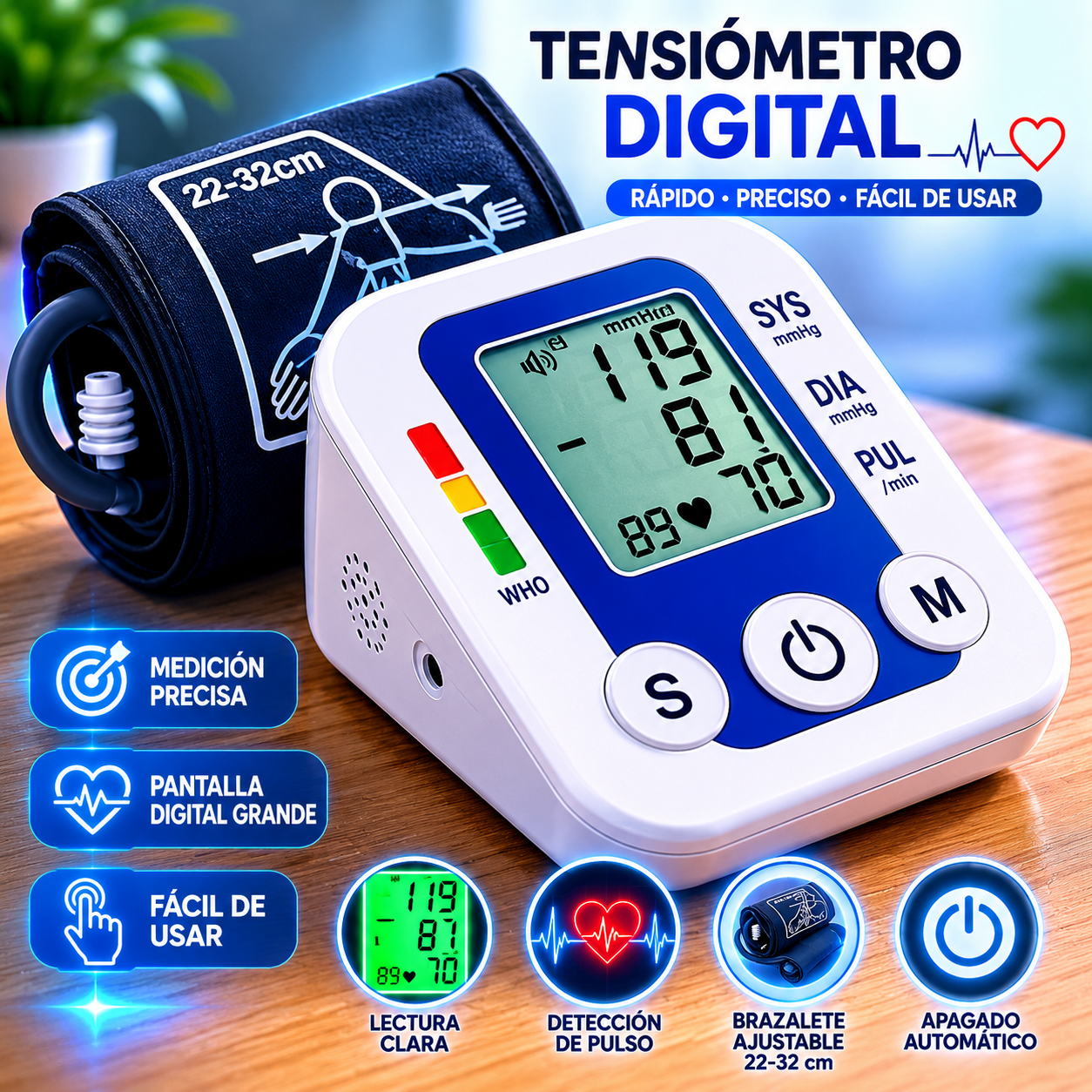 Máquina para tomar la presión