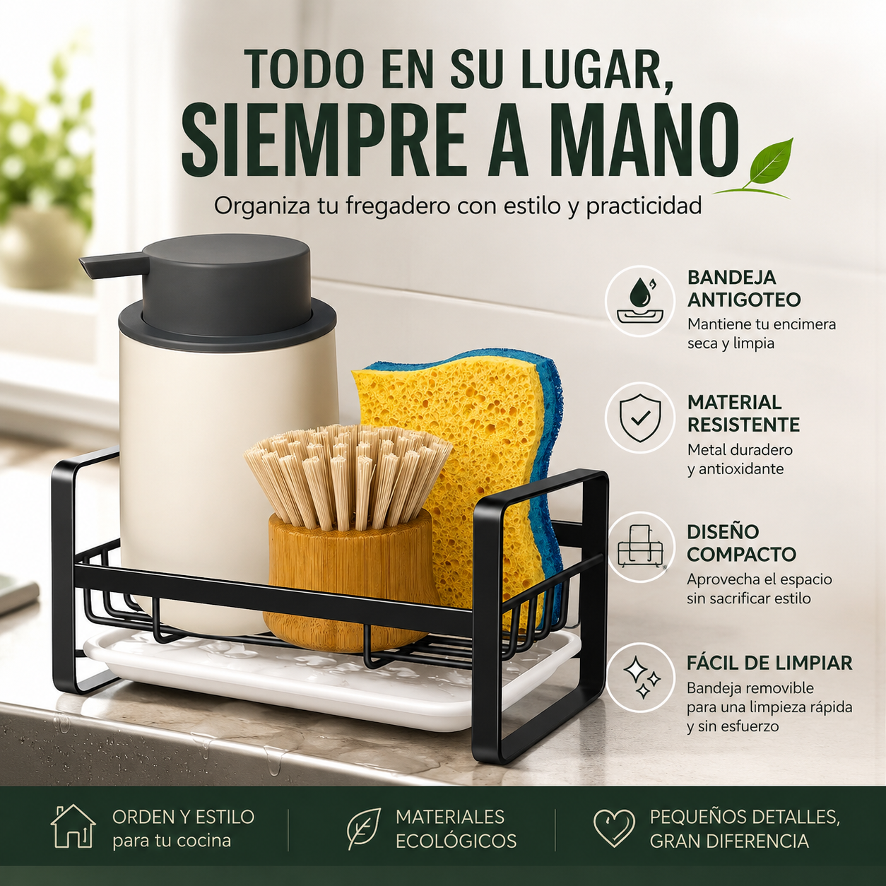 Organizador Esponja Lavaplatos Espoja