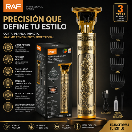 Máquina de Afeitar y Cortadora Patillera