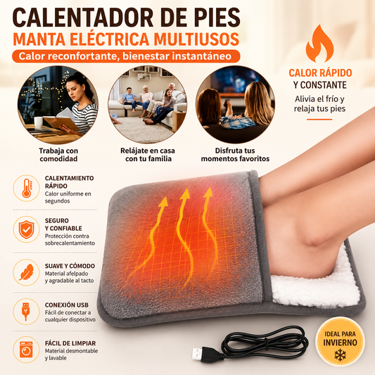 Calentador Pies Multiusos Manta
