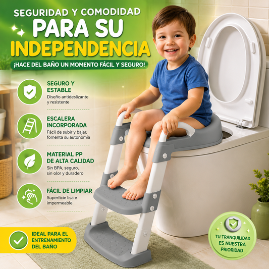Asiento Adaptador Escalera Inodoro Niños