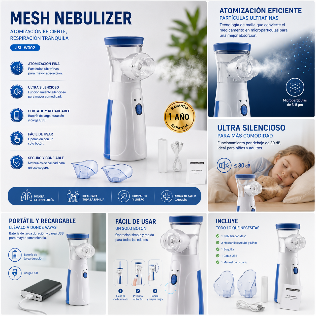 Oferta Nebulizador portátil inhalador